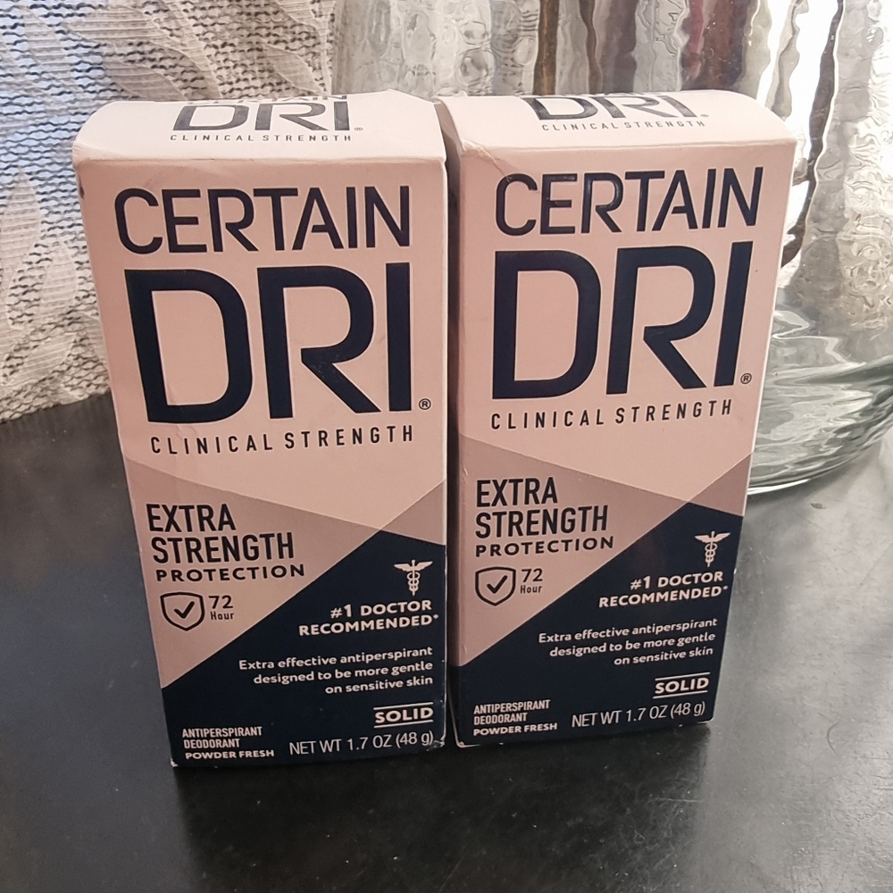 Certain Dri Clinical Strength Antiperspirant Deodorant Powder Fresh Solid 1.7oz